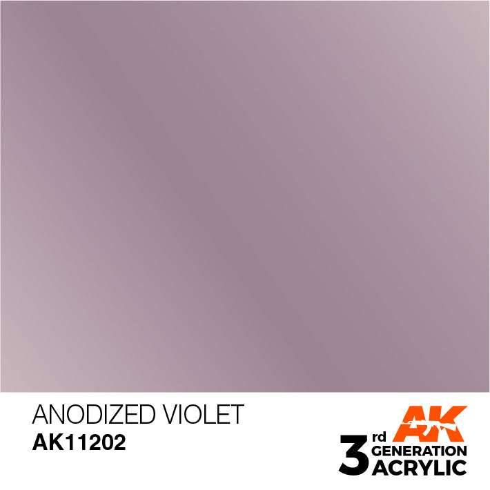 AK Interactive 3rd Gen Acrylic Anodized Violet Metallic 17ml