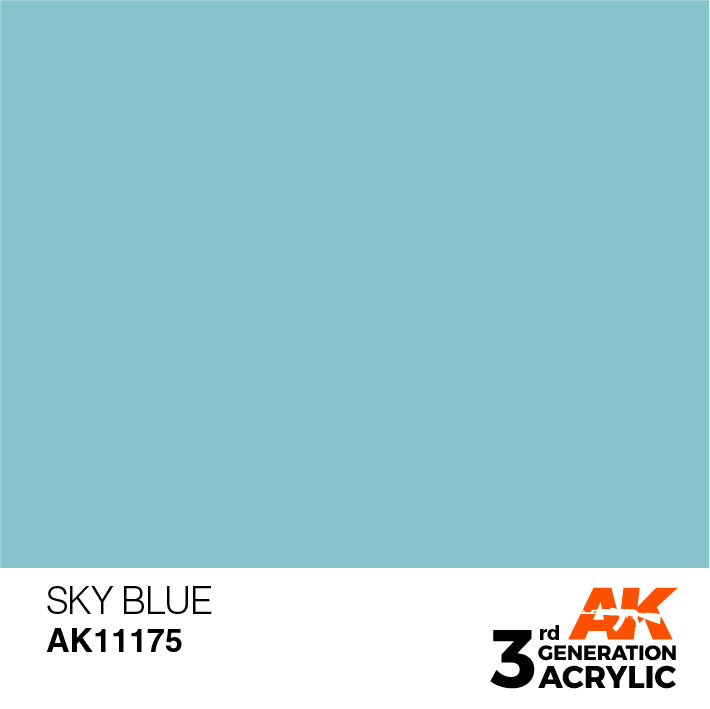 AK Interactive 3rd Gen Acrylic Sky Blue 17ml