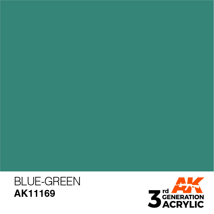 AK Interactive 3rd Gen Acrylic Blue-Green 17ml