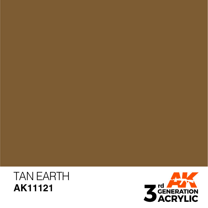 AK Interactive 3rd Gen Acrylic Tan Earth 17ml