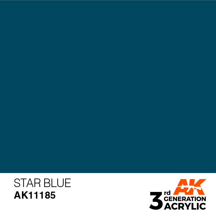 AK Interactive 3rd Gen Acrylic Star Blue 17ml