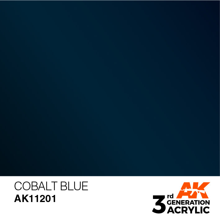 AK Interactive 3rd Gen Acrylic Cobalt Blue Metallic 17ml