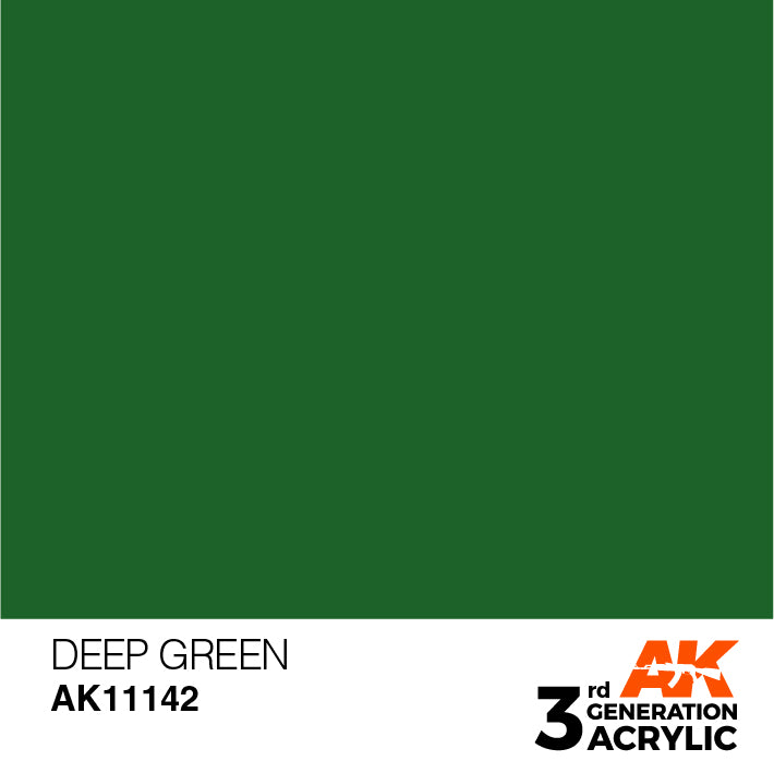 AK Interactive 3rd Gen Acrylic Deep Green Intense 17ml