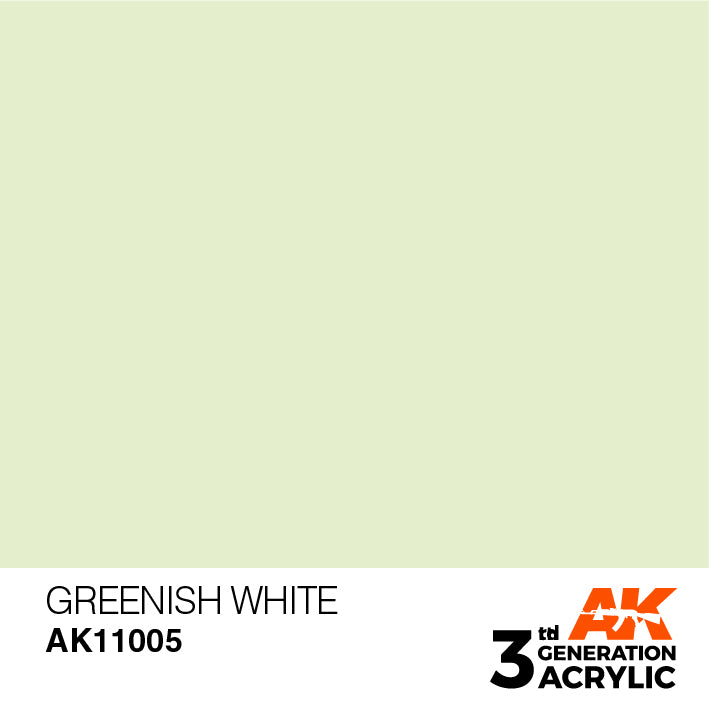 AK Interactive 3rd Gen Acrylic Greenish White 17ml