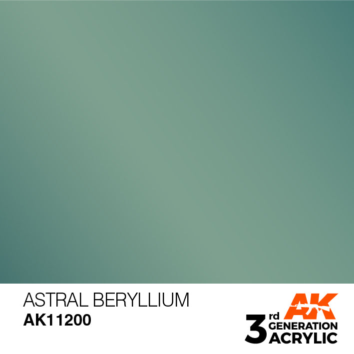 AK Interactive 3rd Gen Acrylic Astral Beryllium Metallic 17ml