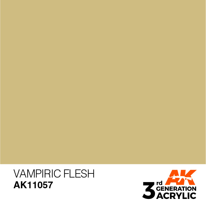 AK Interactive 3rd Gen Acrylic Vampiric Flesh 17ml