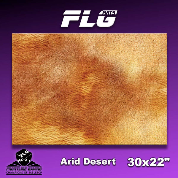 Frontline Gaming Mat 30"x22" Arid Desert