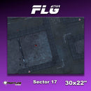 Frontline Gaming Mat 30"x22" Sector 17