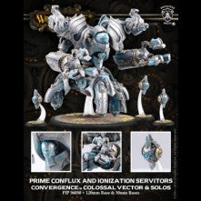 Warmachine Convergence of Cyriss Prime Conflux & Ionization Servitors Colossal Vector & Solos