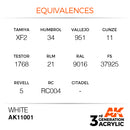 AK Interactive 3rd Gen Acrylic White Intense 17ml
