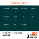 AK Interactive 3rd Gen Acrylic Archaic Turquoise 17ml