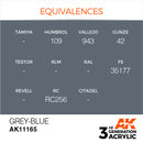 AK Interactive 3rd Gen Acrylic Grey-Blue 17ml