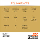 AK Interactive 3rd Gen Acrylic Buff 17ml