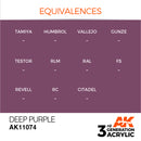 AK Interactive 3rd Gen Acrylic Deep Purple Intense 17ml