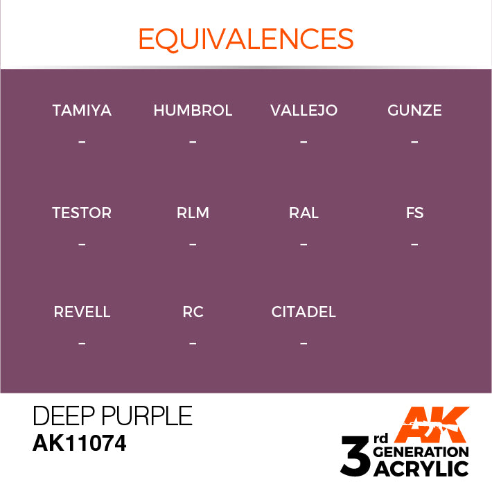 AK Interactive 3rd Gen Acrylic Deep Purple Intense 17ml