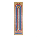 Crib Board 3-Track Coloured Pine with Plastic Pegs INT00129