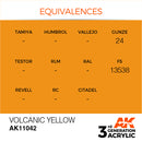 AK Interactive 3rd Gen Acrylic Volcanic Yellow 17ml