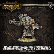 Clearance Warmachine Mercenaries Raluk Moorclaw Ironmonger Trollkin