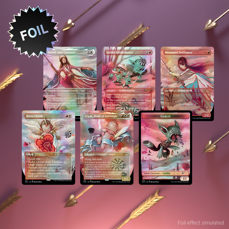 MTG Secret Lair Drops - Valentine's Day 2021 Foil Edition