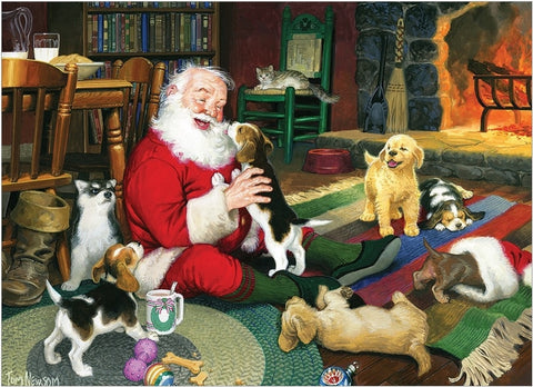 Cobble Hill Puzzle 1000 Piece Santa's Playtime
