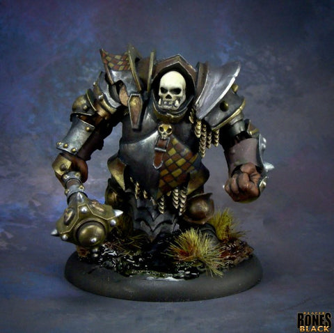 Reaper Mini Bones Black: RM44011 Maggotcrown Ogre Juggernaut