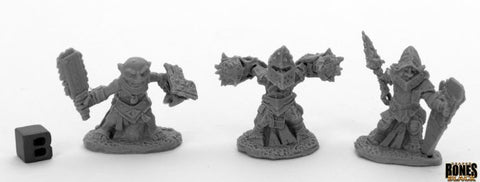 Reaper Mini Bones Black: RM44041 Bloodstone Gnome Warriors