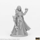 Reaper Mini Bones Black: RM44071 Dark Elf Priestess