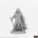 Reaper Mini Bones Black: RM44072 Dark Elf Male Warrior