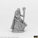 Reaper Mini Bones Black: RM44073 Dark Elf Wizard