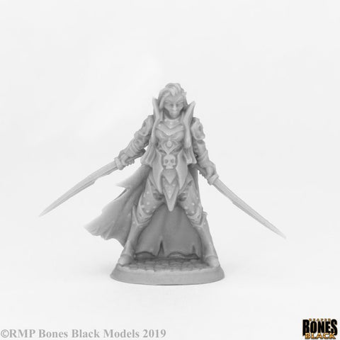 Reaper Mini Bones Black: RM44074 Dark Elf Elite