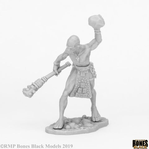 Reaper Mini Bones Black: RM44085 Stone Giant Guard
