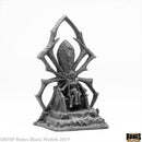 Reaper Mini Bones Black: RM44090 Dark Elf Queen On Throne