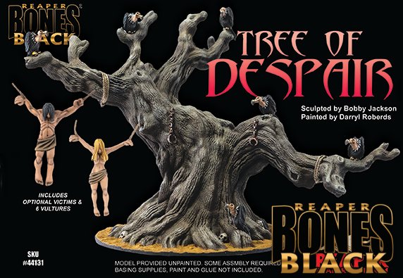 Reaper Black Mini Rm44131 Reaper Bones Black Tree Of Despair