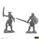 Reaper Mini Bones Black: RM44141 Rune Wight Warriors (2)