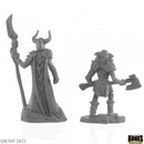 Reaper Mini Bones Black: RM44143 Rune Wight Thane and Jarl