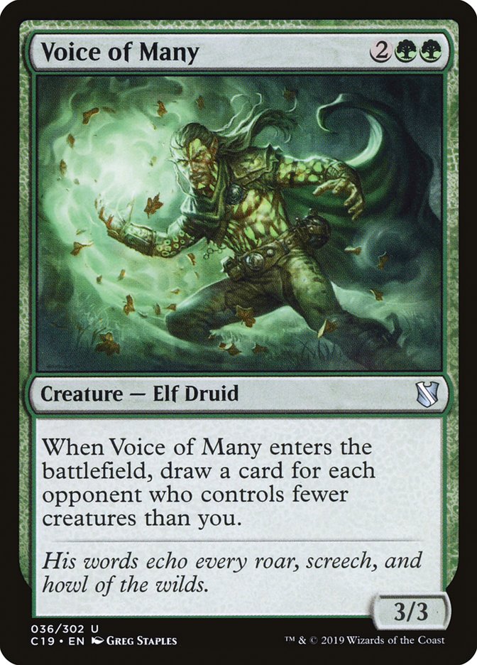 Voice of Many [Commander 2019]