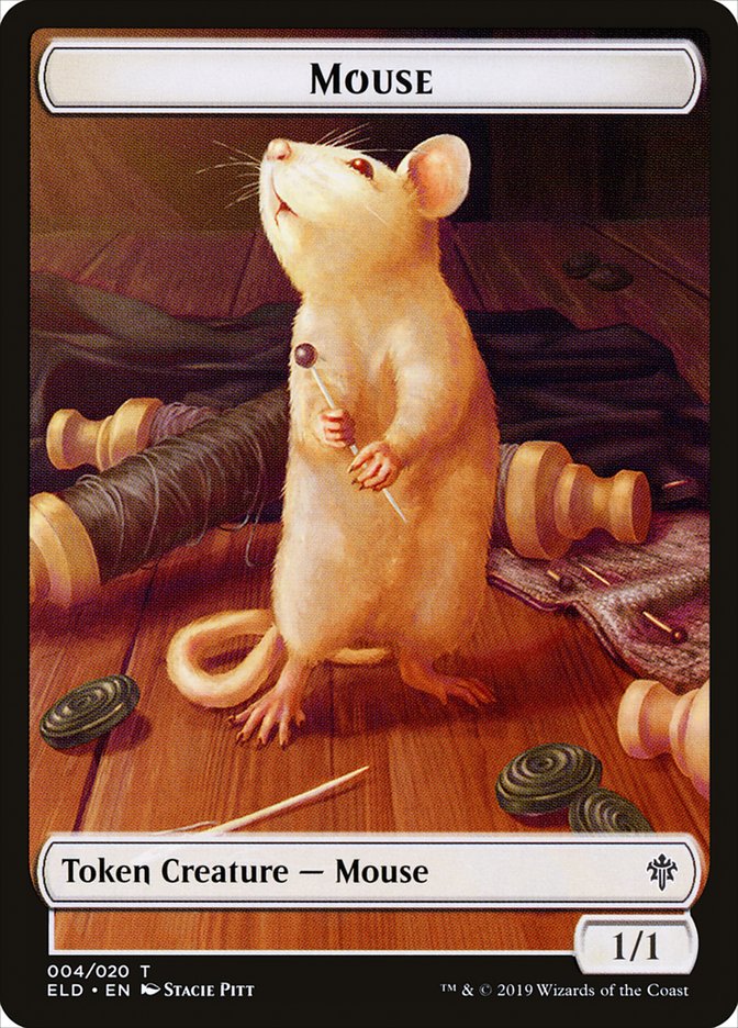 Mouse Token [Throne of Eldraine Tokens]