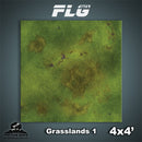 Frontline Gaming Mat 4'x4' Grasslands 1