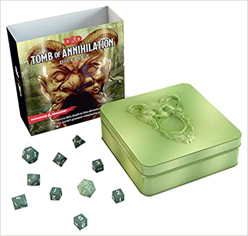 Dungeons and Dragons 5th Edition Tomb Of Annihilation Dice Set