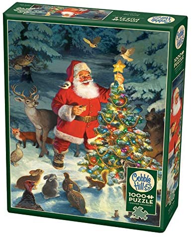Cobble Hill Puzzle 1000 Piece Santa's Tree