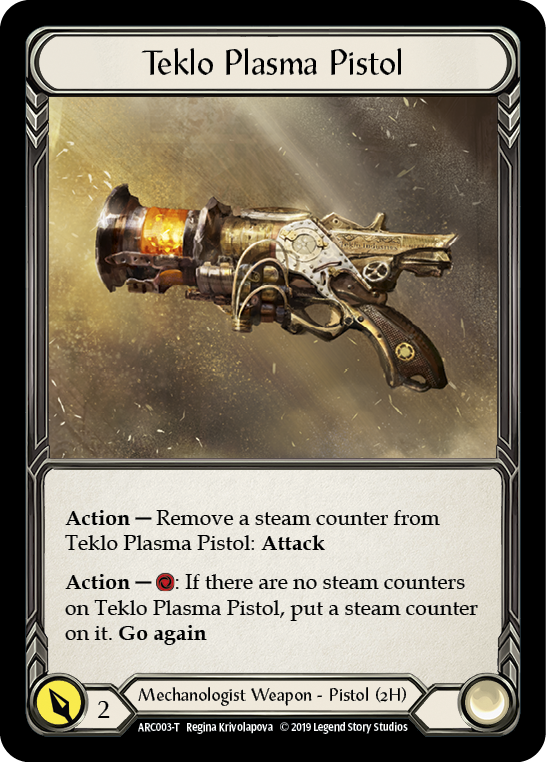 Runechant // Teklo Plasma Pistol [ARC112-T // ARC003-T] 1st Edition Normal
