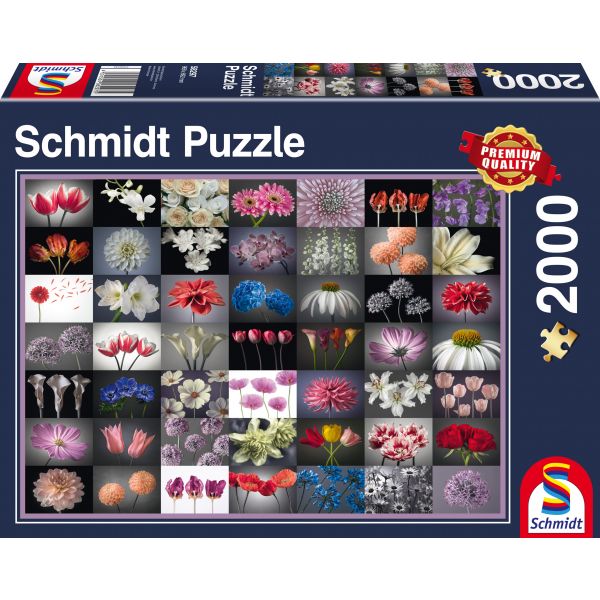 Schmidt Puzzle 2000 Floral Greeting