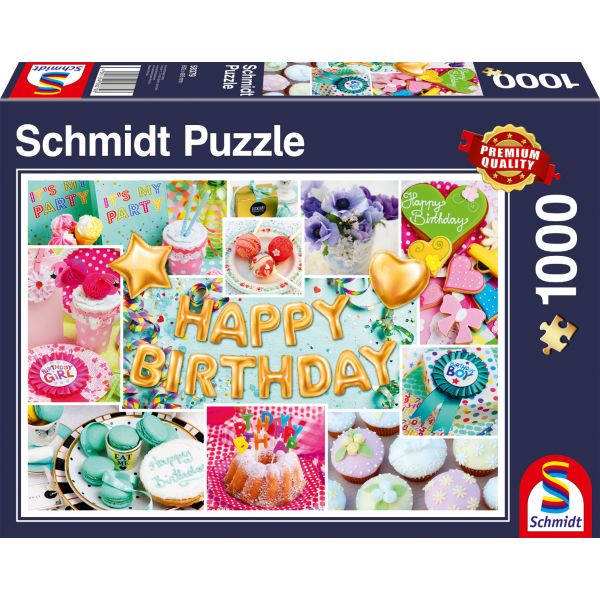 Schmidt Puzzle 1000 Happy Birthday