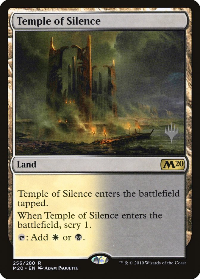 Temple of Silence (Promo Pack) [Core Set 2020 Promos]