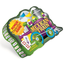 Dominoes Mexican Train & Chicken Foot Deluxe 12 - Color Number