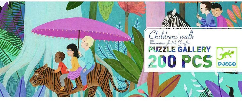 Puzzle Djeco Gallery Puzzle 200 Piece Children's Walk