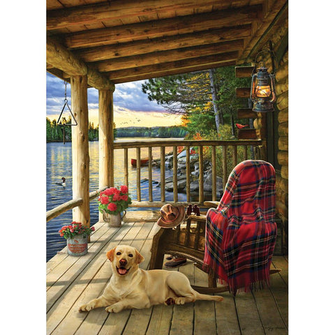 Cobble Hill Puzzle 1000 Piece Cabin Porch