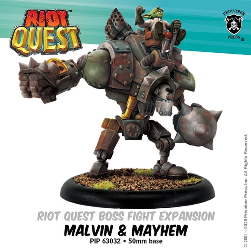 Pip Riot Quest Malvin And Mayhem Boss Fight Exp