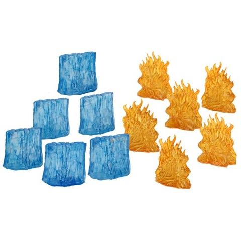 Wizkids D&D Minis 73107 Spell Effects: Wall Of Fire & Ice