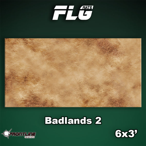 Frontline Gaming Mat 6'x3' Badlands 2